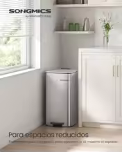 Cubo de basura compacto ideal para cualquier cocina con capacidad de 30 litros