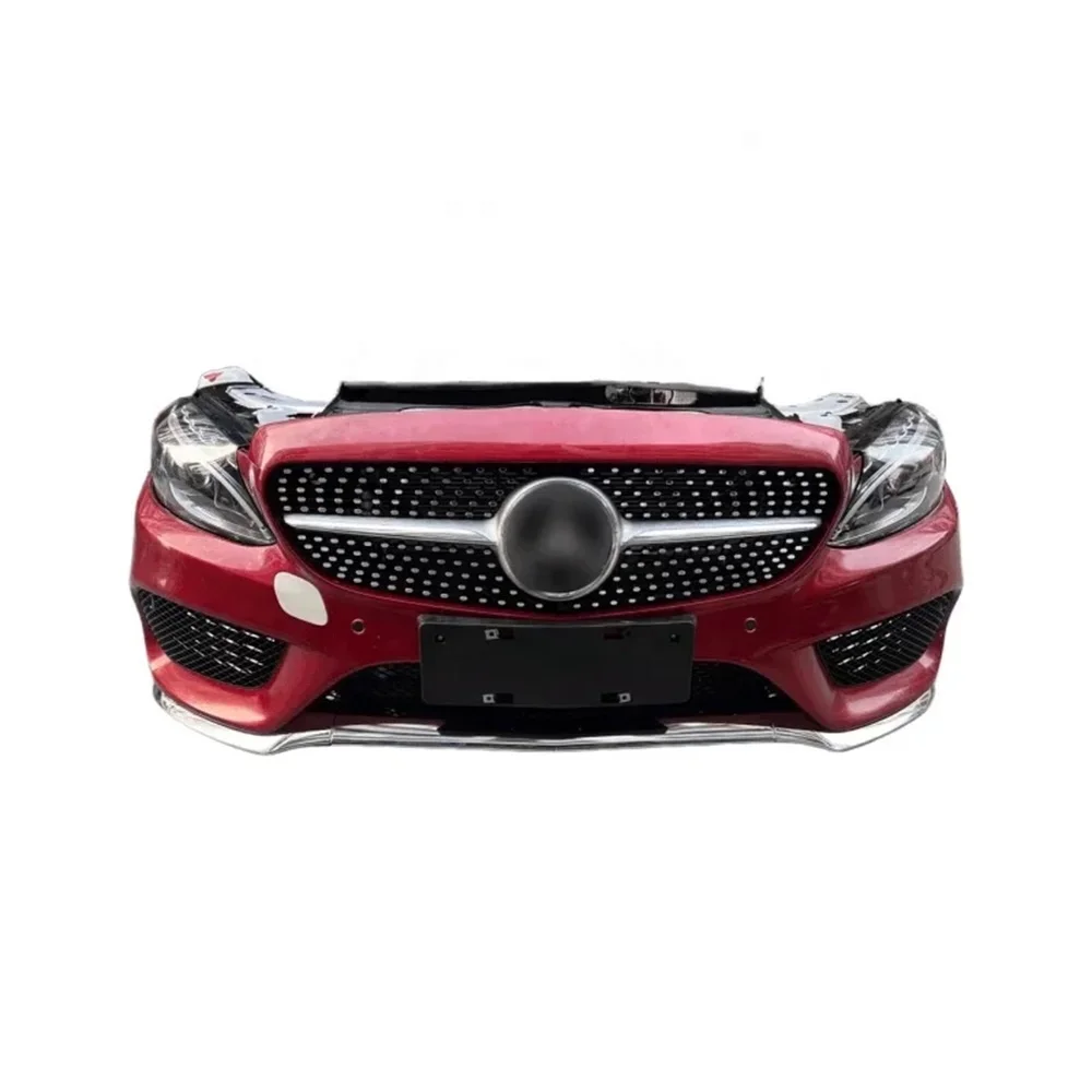 High quality front bumper suitable for Mercedes Benz C-Class W205 C63 AMG C43AMG C200 C300 body kit Fender grille Front bumper