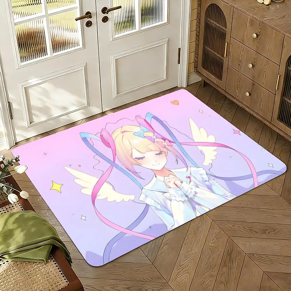 Needy Streamer Overload Floor Mat Bedroom Living Room Flannel Door Mat Non-Slip Home Decor