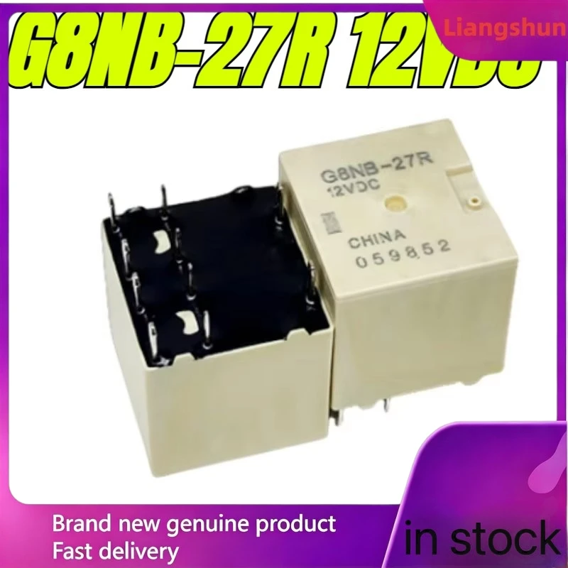 New 5pcs/lot  100% original genuine relay:G8NB-27R 27SR 17R 17SR 12VDC G8N-17HR 1L Automotive relay
