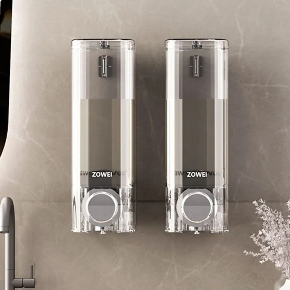 

Настенный дозатор мыла на присоске, прозрачный ручной пресс, пресс для мыла для рук, бутылка без капель, простая установка