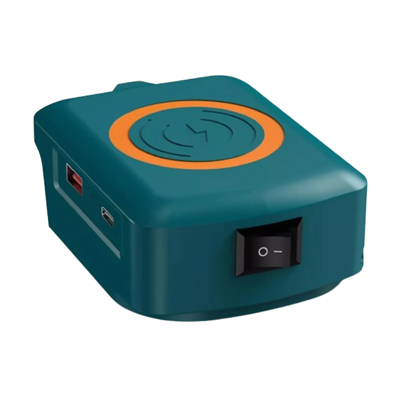 

1 шт. для Makita 18 В литий-ионный аккумулятор беспроводное зарядное устройство для телефона USB-адаптер с портом зарядки Type-C портативный внешний аккумулятор 15 Вт 2,1 А