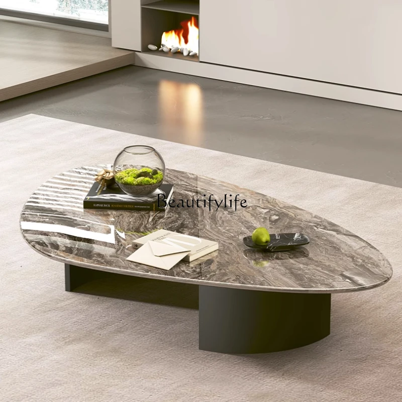 

Italian minimalist coffee table high sense modern simple light luxury