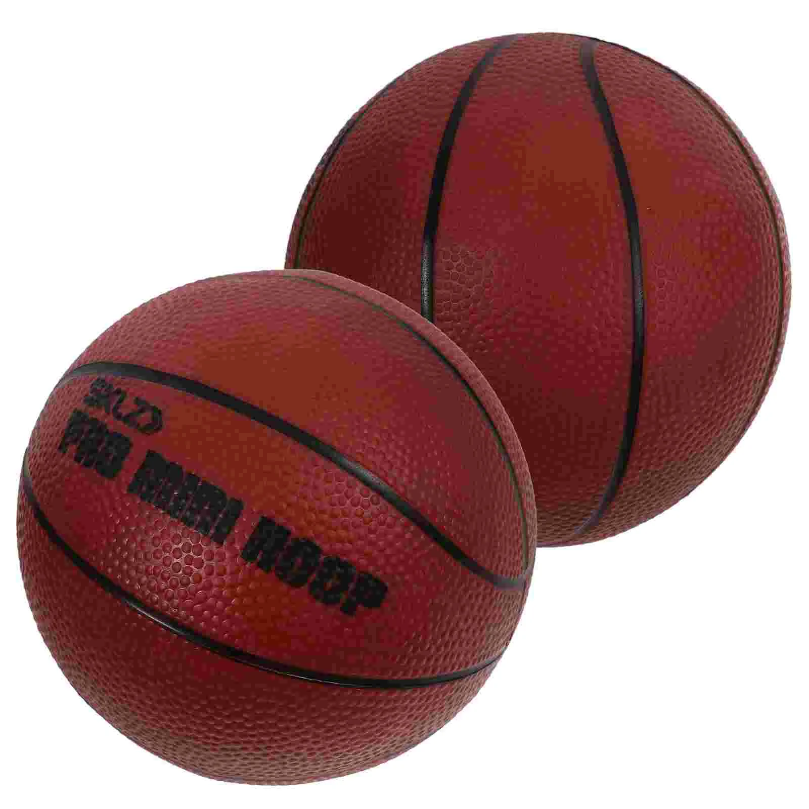 2Pcs Kids Soft PVC Toy Basketball for Mini Hoop Outdoor Indoor Play Small Size Fits Pool Beach Bathtub Ages 5 12