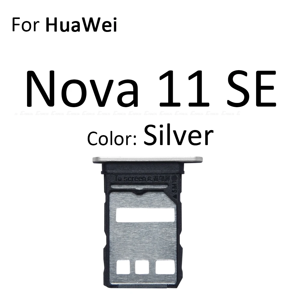 Sim مايكرو SD بطاقة محول مأخذ التوصيل الحاويات موصل حامل فتحة قارئ صينية لهواوي نوفا 11 برو SE الترا 11i