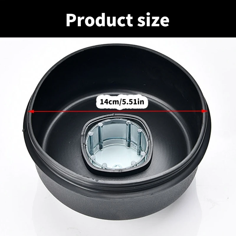 Coperchio universale per tazza frullatore per contenitori alto profilo con tappo rimovibile Meccanismo bloccaggio sicuro