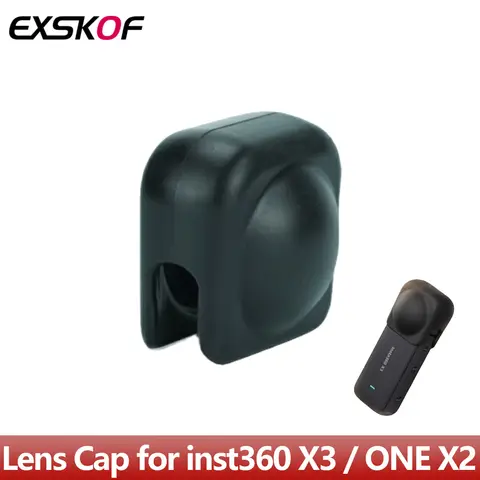Chen Qu X3 스티커 렌즈 가드 보호대, Insta 360 ONE X 3 액세서리 16 Insta360 X3 one X2 액션 카메라 액세서리 용 긁힘 방지 렌즈 캡 보호 커버 실리콘 방진 케이스