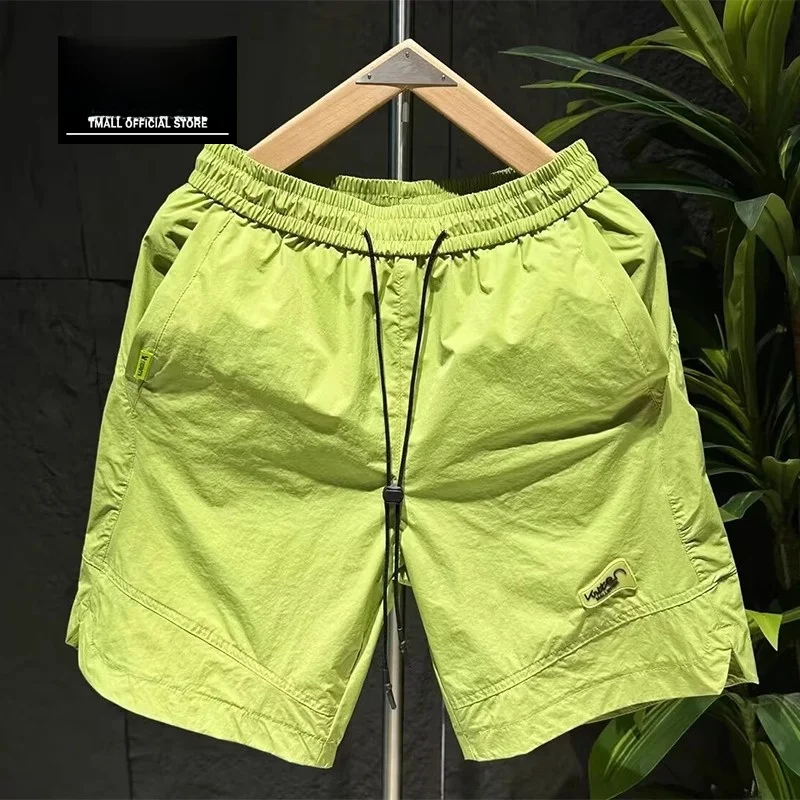 

High-End Casual Men's orts Summer 2026 New Qui Dry Outdoor Wear Sportswear Beach Pants mid Waist Loose Fit Breathable