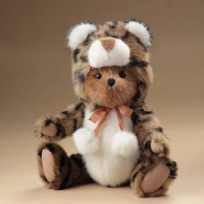 

cute teddy bear plush stuffed toys plush joint Leopard becomes teddy bear doll kids toys birthday gift for friend Shop Decor