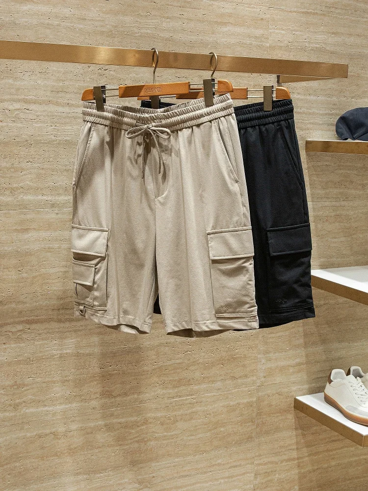 

Solona экологически чистые летние мужские свободные повседневные шорты из органического хлопка с эластичной резинкой на талии