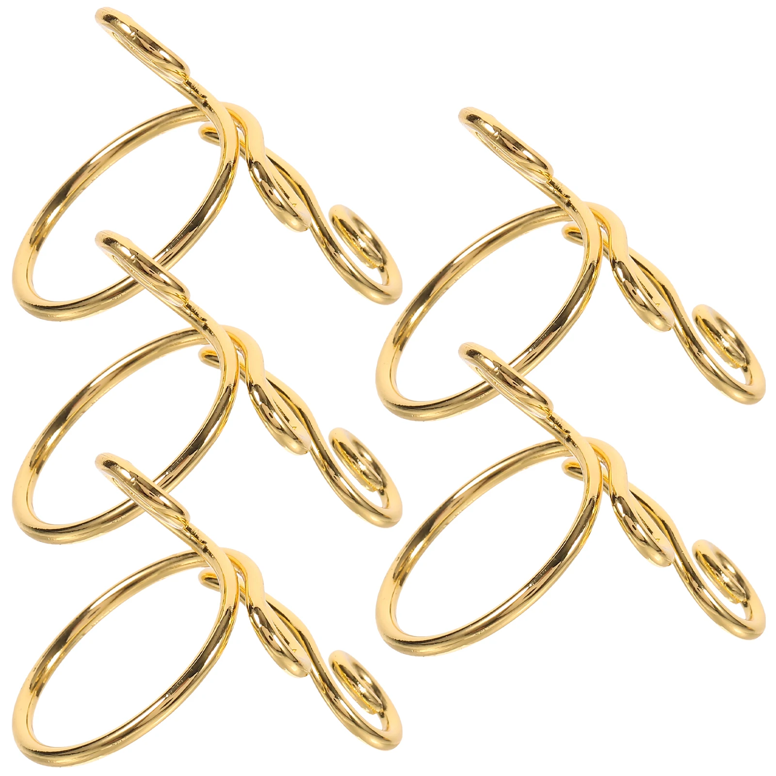 

5Pcs Knitting Ring Crochet Tension Ring Set Finger Holder for Yarn Control Smooth Stitching Portable Craft Loops Rings