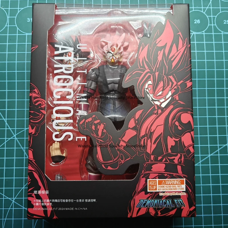

In stock Dragon Ball Magic deeds are movable Demoniacal Fit Zamas SHF Peach Red Black Goku Assembly figure Popular toys gifts
