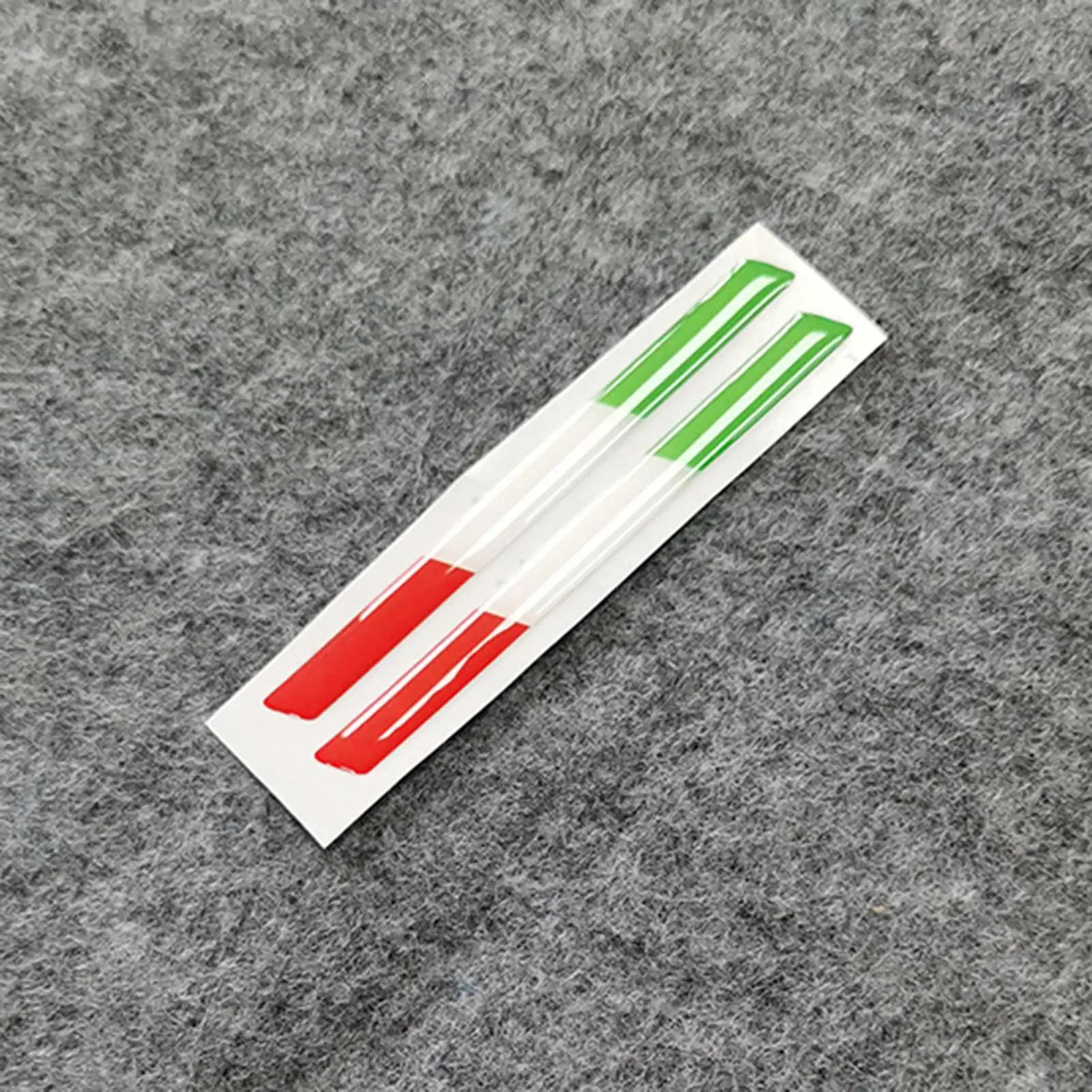 Italian Tricolor Flag Epoxy Decorative Sticker 3D Motorcycle Tank Decals Stickers For Vehicles Trucks Sedans
