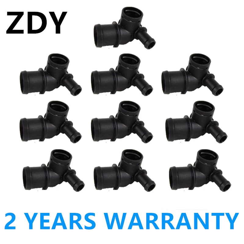 

10PCS Engine Cooling System Radiator Upper Coolant Hose T-Connector Housing Pipe Kit For VW Beetle 1C0121087B 1C0 121 087 B