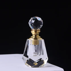 1Pcs Clear Mini Perfume Bottle Essential Oil Bottle Refillable Portable Travel Crystal Bottle Wedding Favors