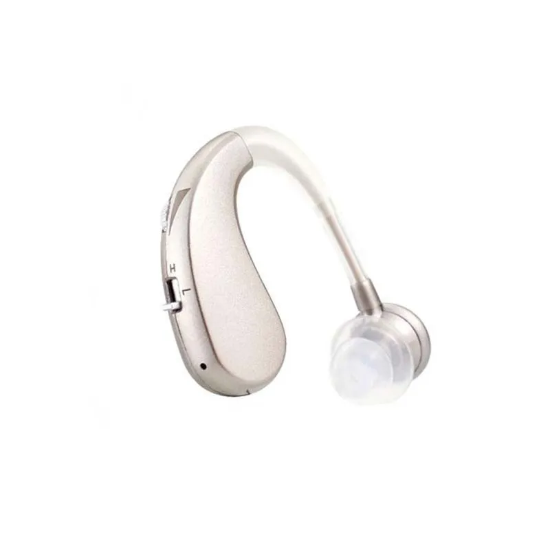 Hearing Aid Earphones Ear Hook Charging Comfort Assisted Listening Headset  Adjustable Dual Sound For Elderly People