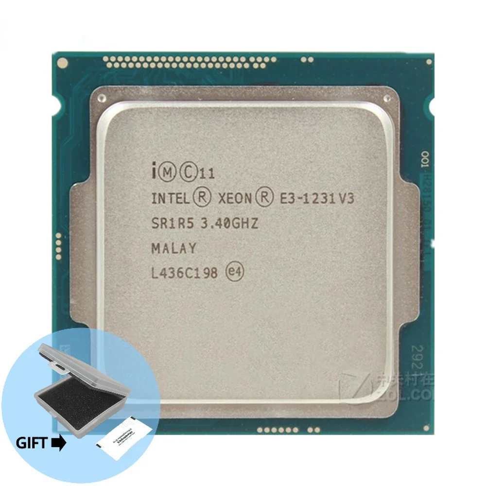 

Intel Xeon E3 1231 V3 3.4GHz Quad-Core LGA 1150 Desktop CPU E3-1231 V3 Processor