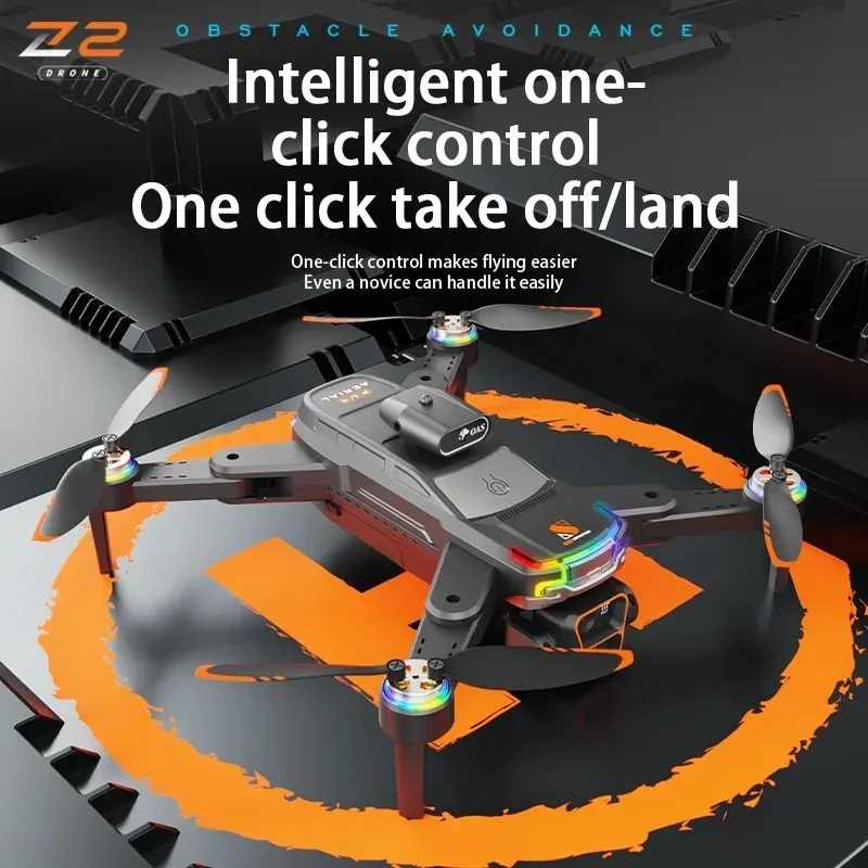 Z2 Outdoor Drone 4K HD Professional with Servo Gimbal LCD Screen Control Brushless Foldable RC Quadcopter Optical Flow Wifi UAV