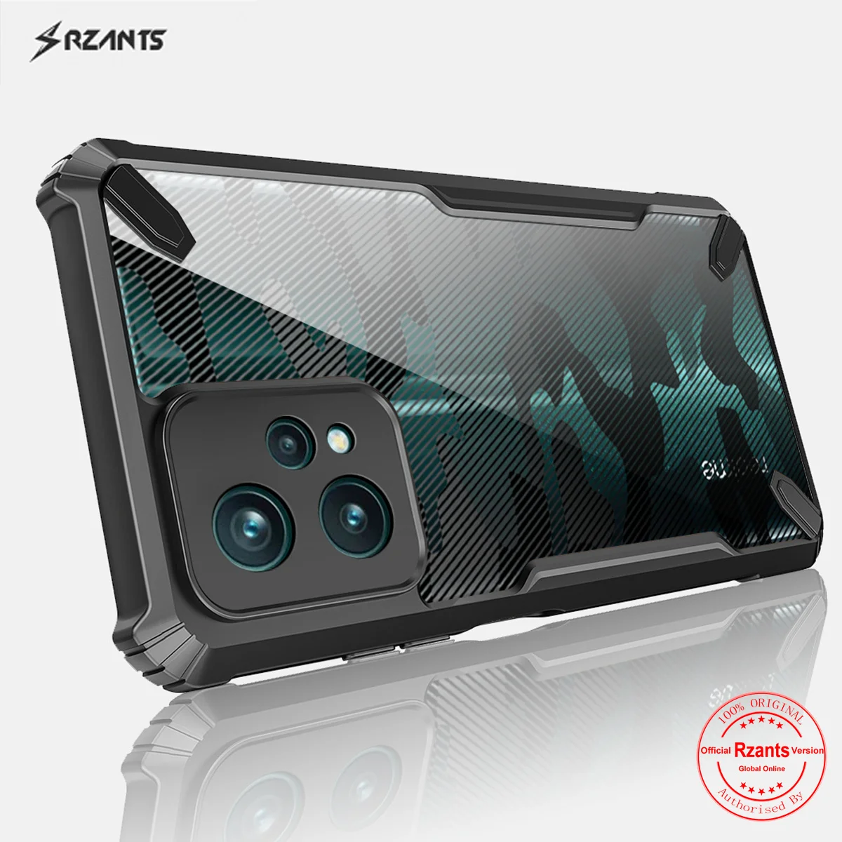 Rzants For Realme 9 Pro Plus Realme 9 4G Case [Camouflage Bull] Thin Cover Shockproof Casing Camera Protection Slim Phone Shell