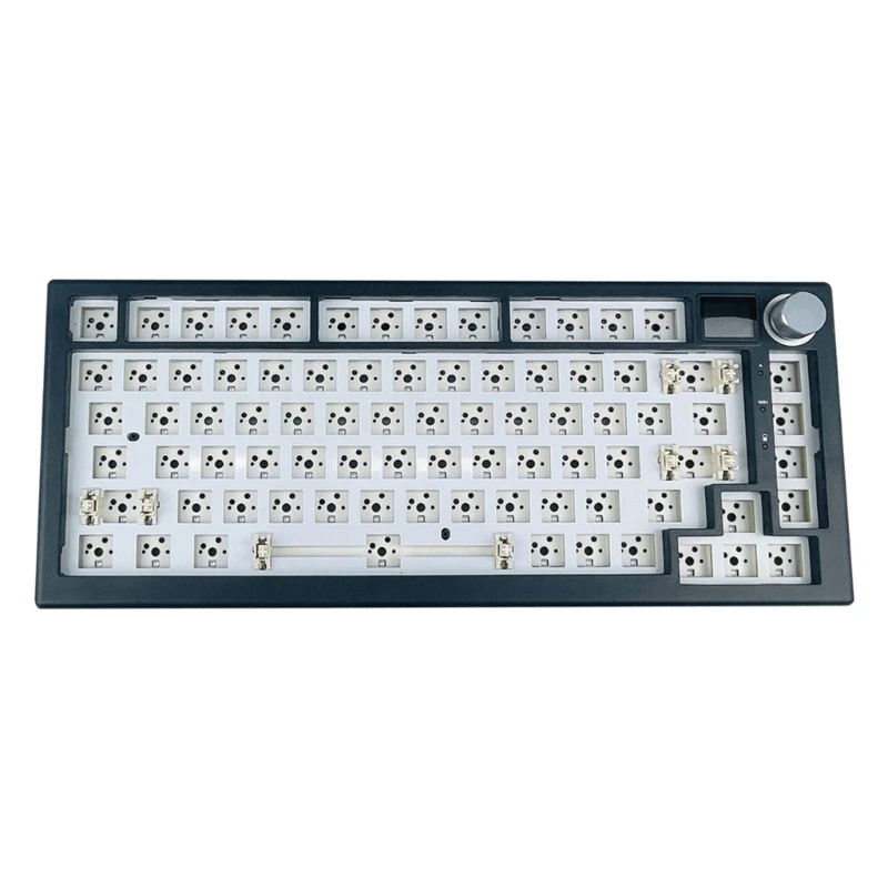 

81Keys Mechanical Keyboard BT5.0 Wireless/Corded/2.4Ghz Connection, Customizable Small Keypad XJ80