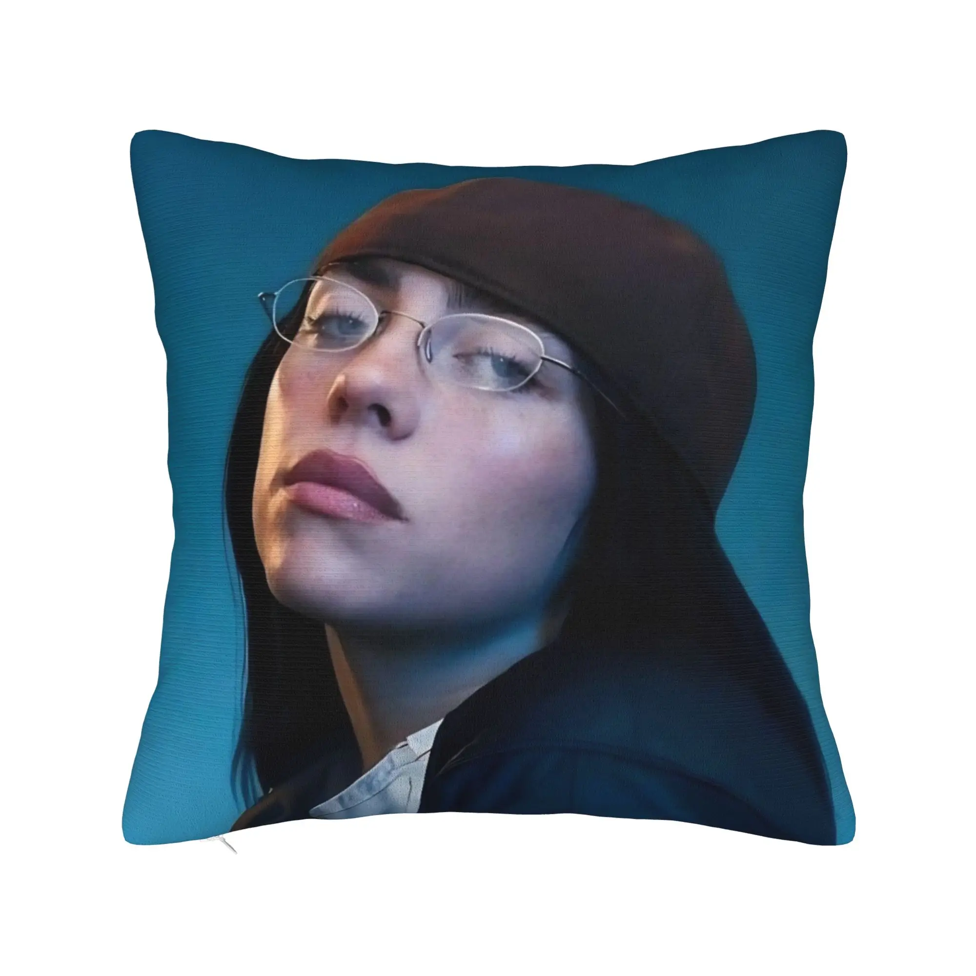 Popular Singer B-Billies Pillowcase Soft Polyester Cushion Cover Decorations  Throw Pillow Case Cover Sofa Zipper 18''