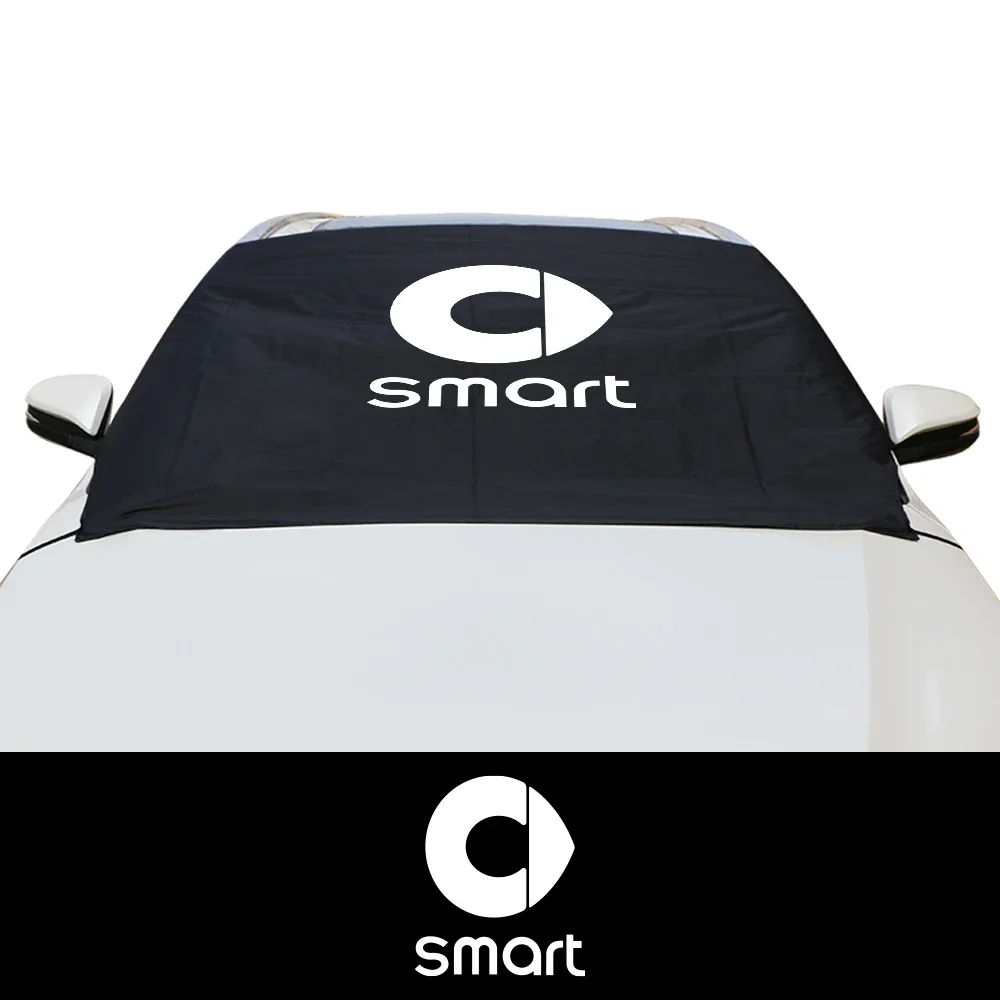 Auto Winter Voorruit Voorruit Sneeuw Blok Voorruit Zonnescherm Covers Voor Smart Fortwo Forfour 453 451 450 Auto Accessoires