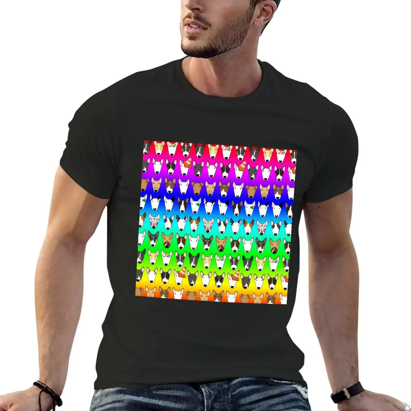 

Rainbow Multibull T-Shirt anime stuff custom shirt men graphic t shirts
