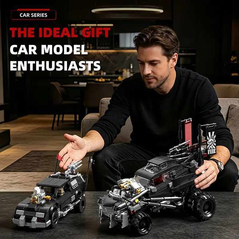 95005 Mad Max Military Department Series Creative Desktop Decoraiton Toys For Children Adult Gifts Assemble model Boys and Girls