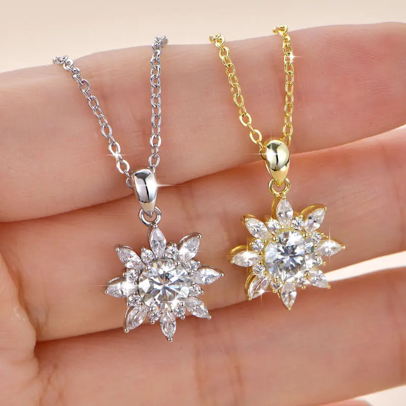 Thumbnail 4 - #24 Trending Moissanite Pendant Necklaces Right Now
