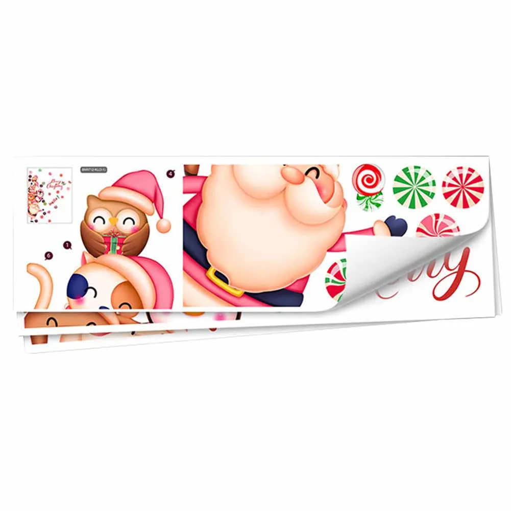 Cheerful Merry Christmas Decor Home Decor Christmas Door Sticker Cheerful Merry Christmas Message Easy Application