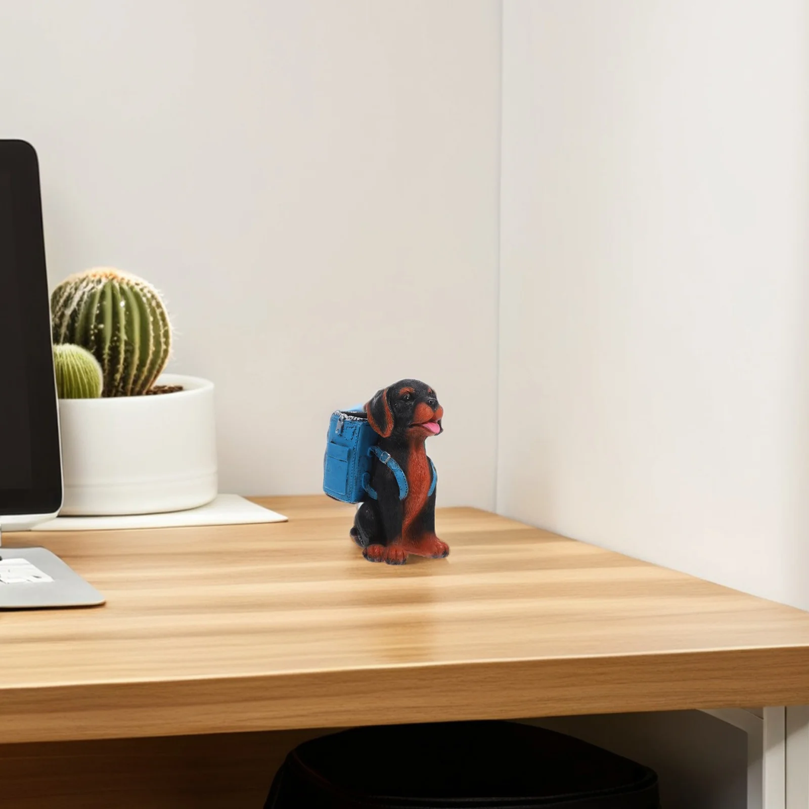 

Dog Eyeglass Holder Pen Stand 2-in-1 Resin Organizer Glasses Display Rack Desktop Home Office Eyeglass Stand Sunglasses Holder