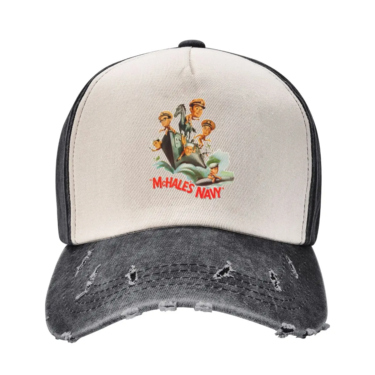 

McHales Navy Retro PT-73 Cast Tribute Baseball Cap Fashion Beach summer hat Hip Hop cute Baseball Men Women's