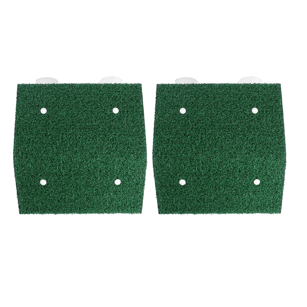 

2Pcs Turtle Basking Platform Realistic Grass Aquarium Suction Cup PP Material Terrarium Landscape Reptile Habitat
