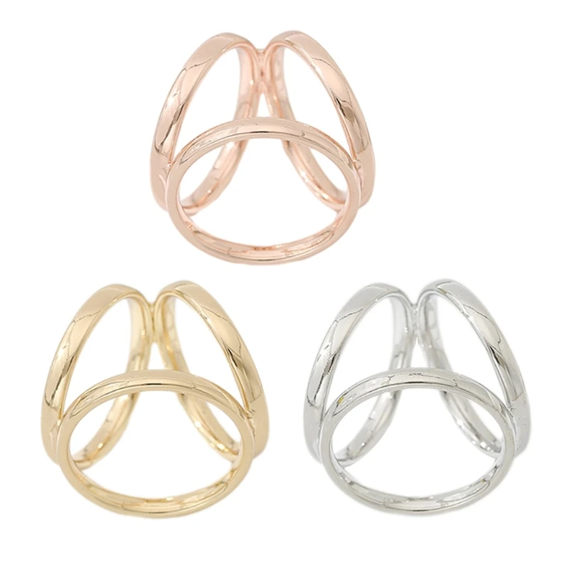 Hollow Round Silk Scarf Buckle Clip Alloy Shawl Scarf Brooch Pin Wedding Dress Brooches for Women Clothing Accessories