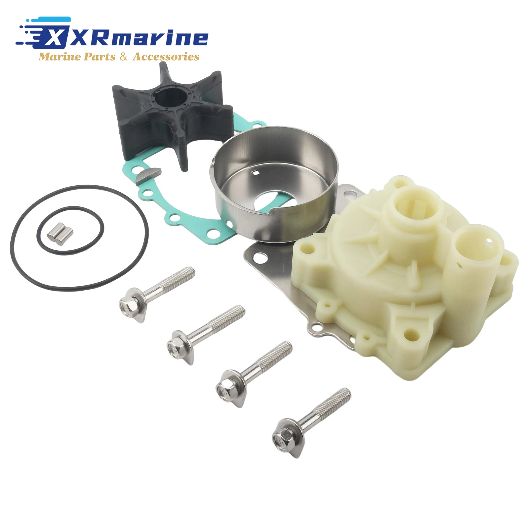 Boat Motors Water Pump Impeller Rebuild Kit Fits for Yamaha 2-stroke 115HP 130HP L115 4 Stroke F115 Outboard Engines