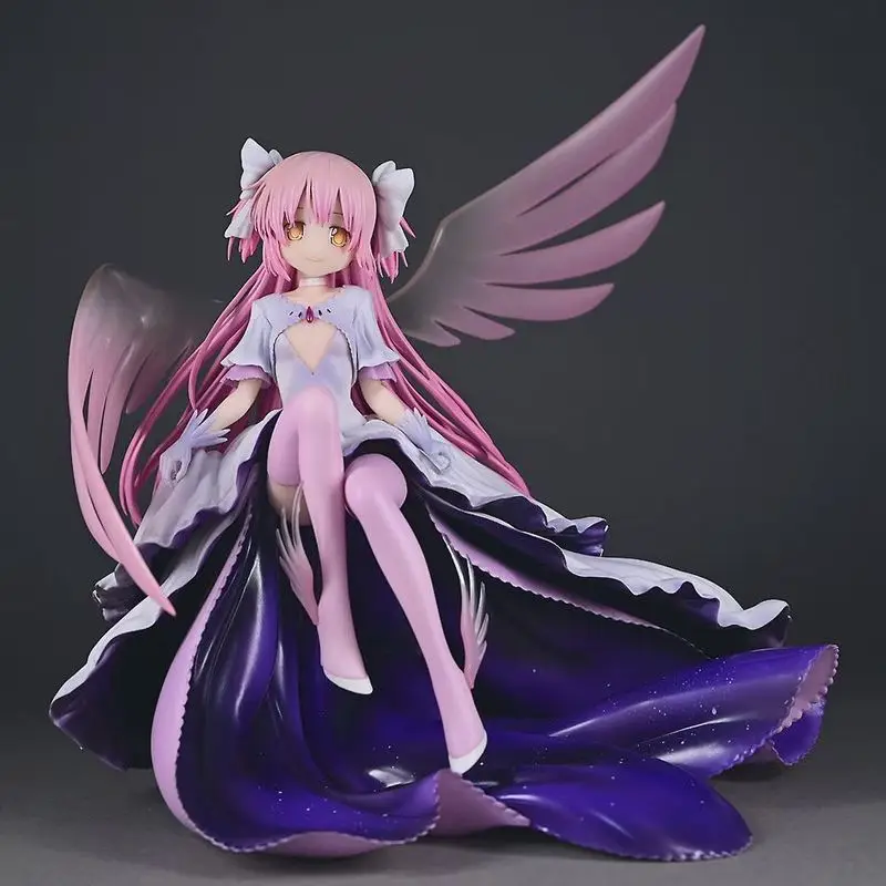 Image of 23,5 cm Anime Puella Magi Madoka Magica Kaname Madoka Figur GK PVC Sammlerstück Modell Schreibtischdekoration für Fans Personalisiertes Spielzeug Geschenk