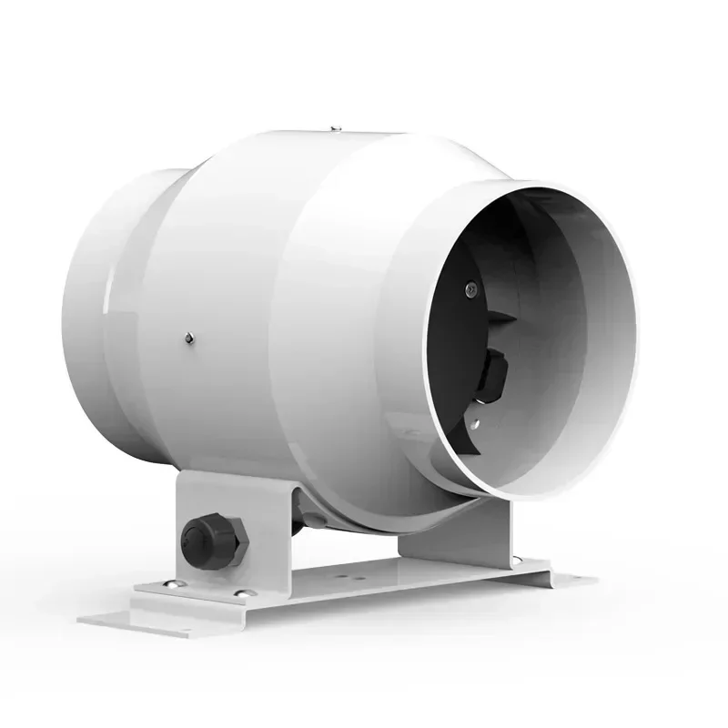 Blower Fan 4 Inch 5000RPM Aluminium Metal Ventilation Exhaust Pipe Fan With Speed Control