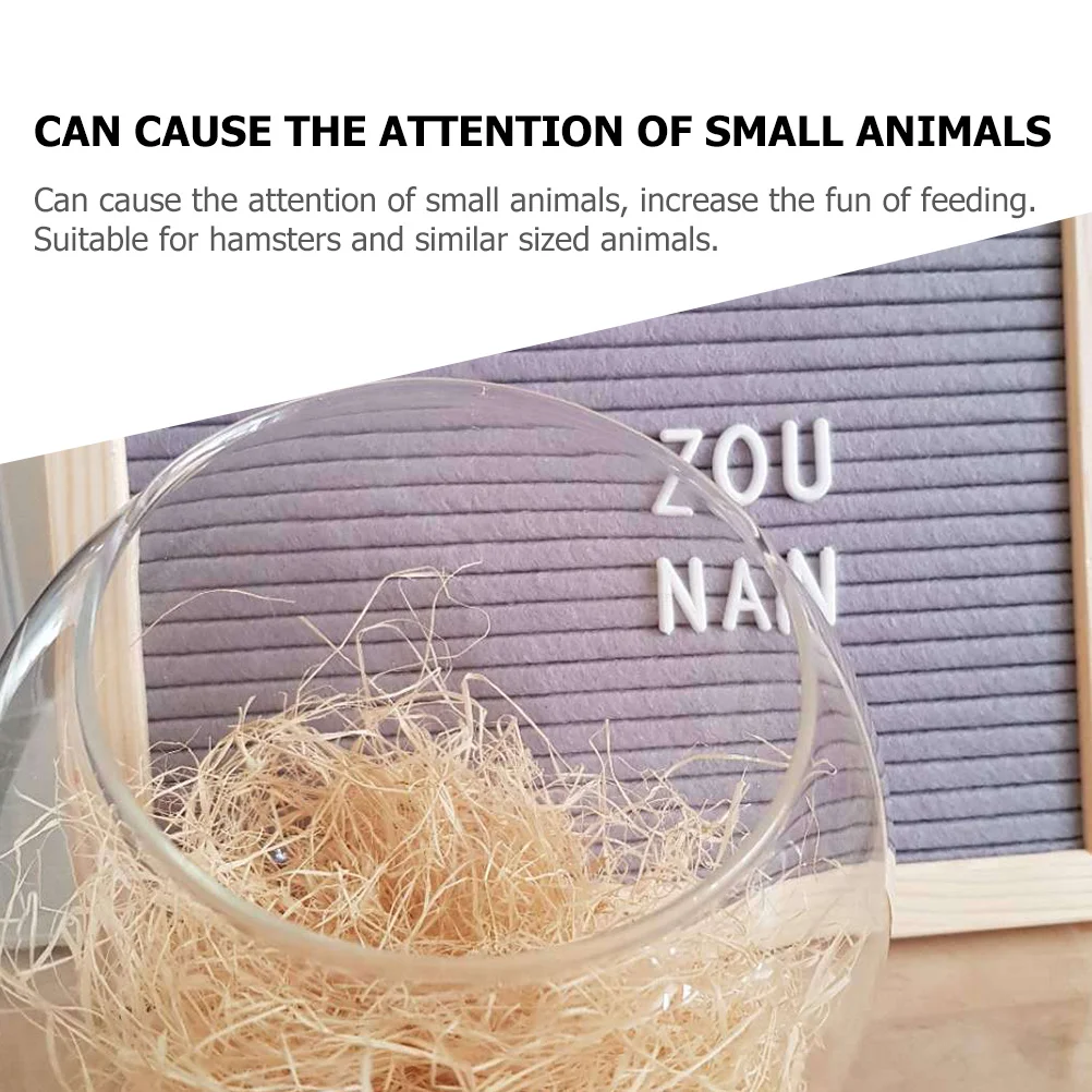 

Clear Glass Hamster Nest Cooling Pet Hut Chinchilla Summer Comfortable Sleeping House Hamster Cool Nest Hedgehog House