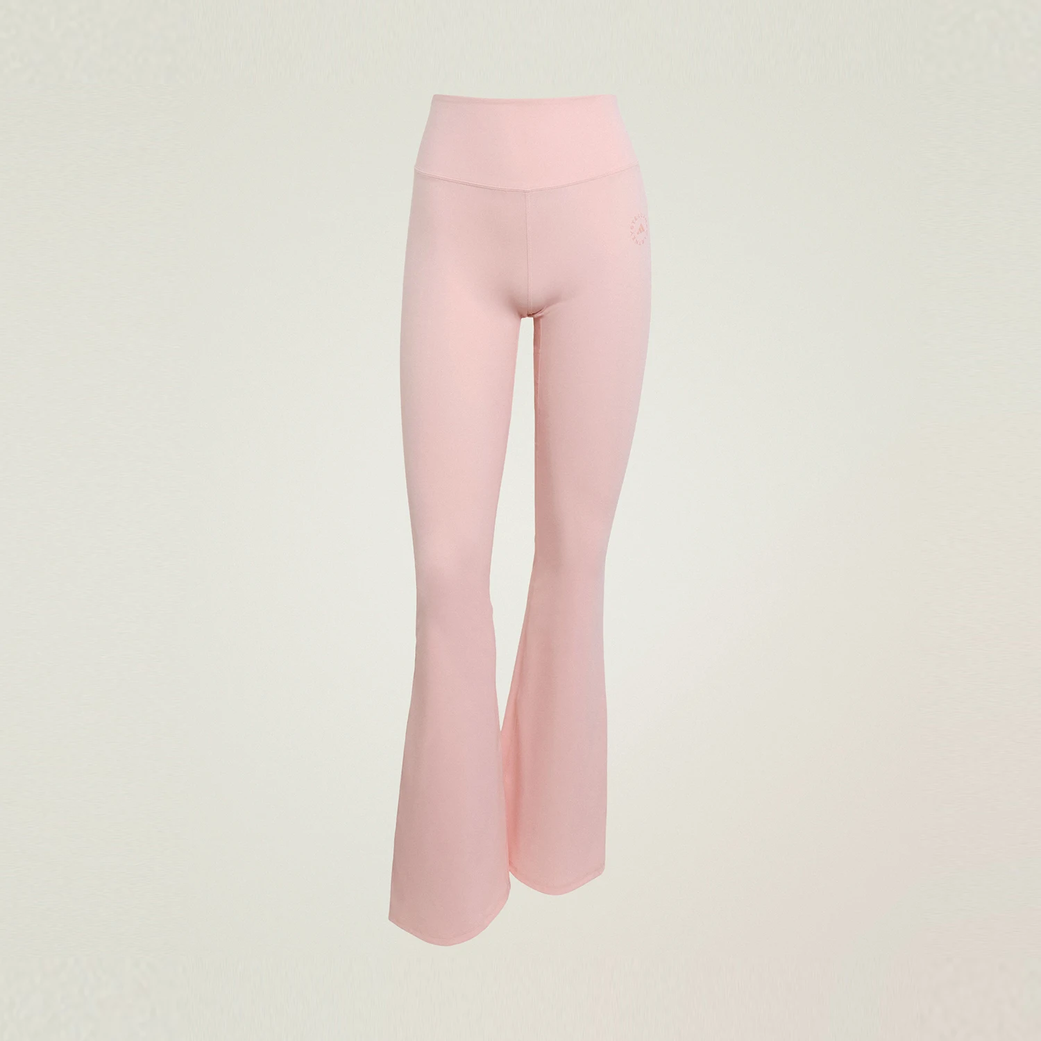 Adidas genuine new women's high waisted tight fitting soft sports bell bottom pants KR6163