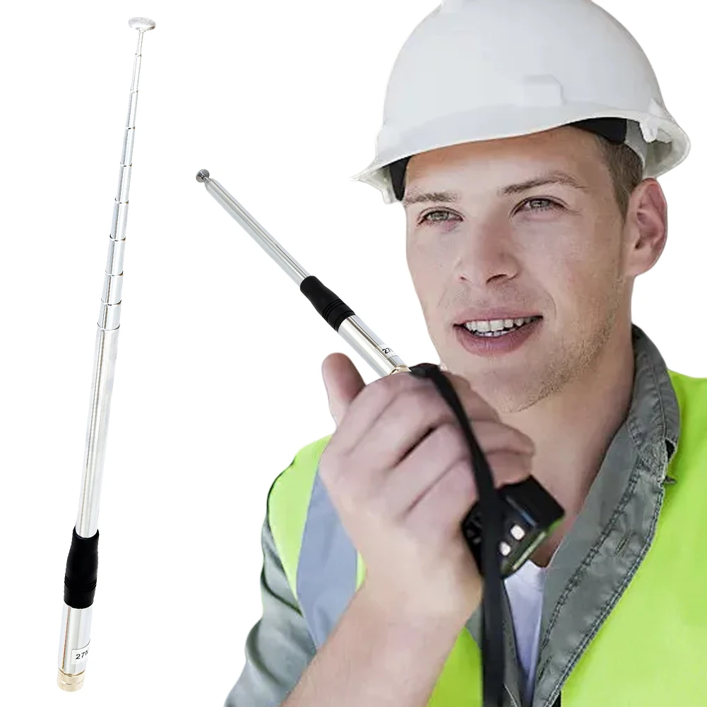 

27MHz CB Radio Telescopic Antenna SMA Female 23cm-130cm HT Amateur Antennas 2.15dB High Gain for CB Handheld/Portable Radio