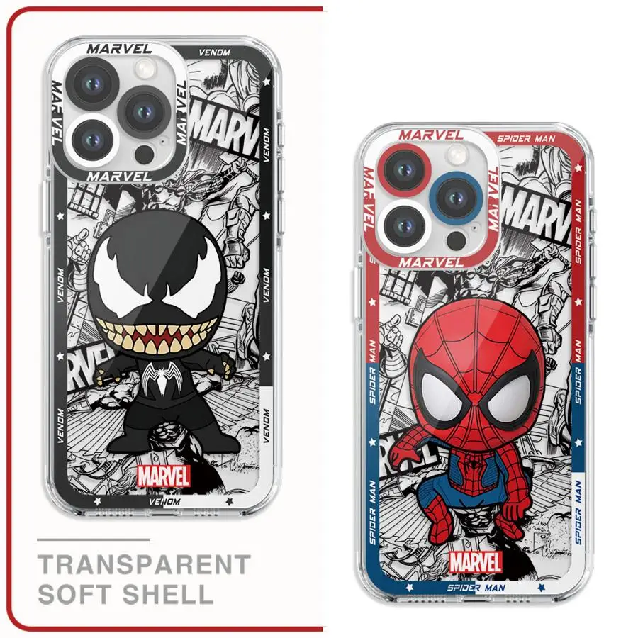 Spider Man Venom phone Case for Mi 11 Lite 5G 11T Pro Poco X3 NFC X3 Pro X4Pro5G X4 GT X5 5G X5 Pro 5G M3 Pro 5G