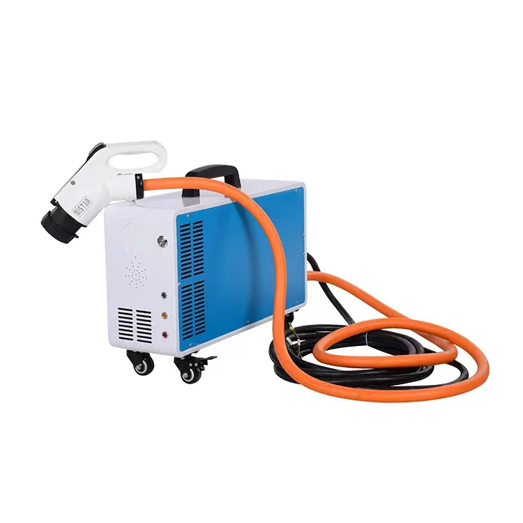 

7KW-40KW EV Портативная зарядная стойка Коммерческая GB/T CCS2 ChadeMo DC Быстрая зарядка 220 В-380 В Зарядное устройство для электромобилей Мобильное