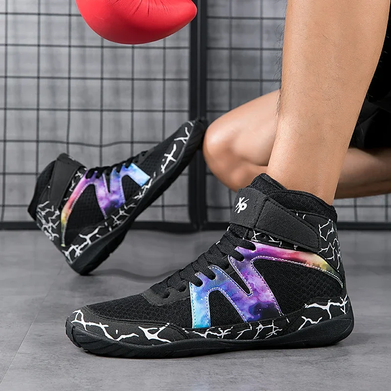 New Professional Boxing Shoes Men's Luxury Wrestling Boxing Sports Shoes Men's Large 46 High Quality Wrestling Shoes