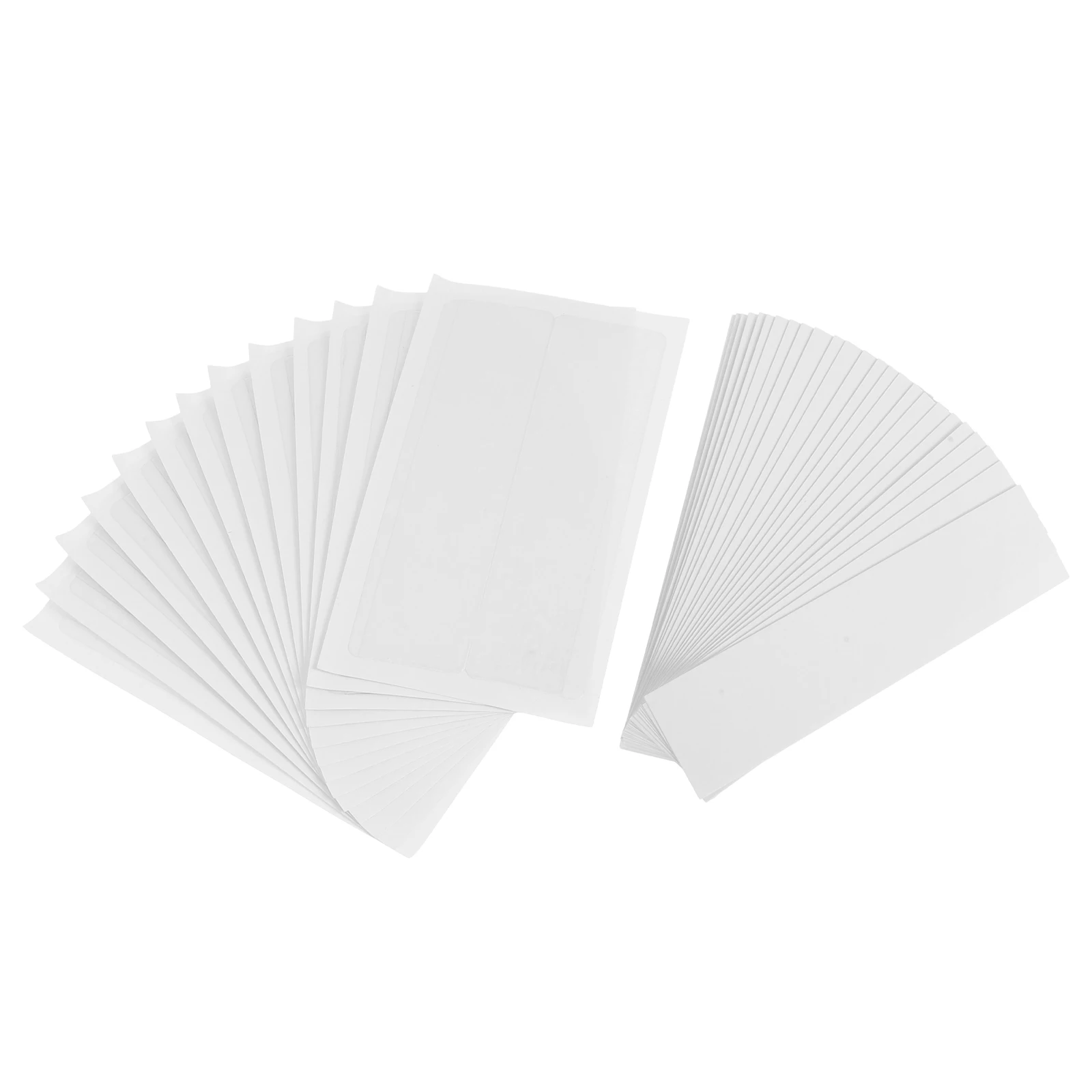 1 Set Transparent Adhesive Label Pockets Pvc Clear Card Holders For Warehouse File Cabinet Organization Self-Sticking Plastic