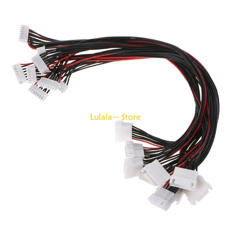 Y4QA 10 Pc JST-XH enchufe 6S Lipo Balance cable extensión 30cm para RC coche barco avión