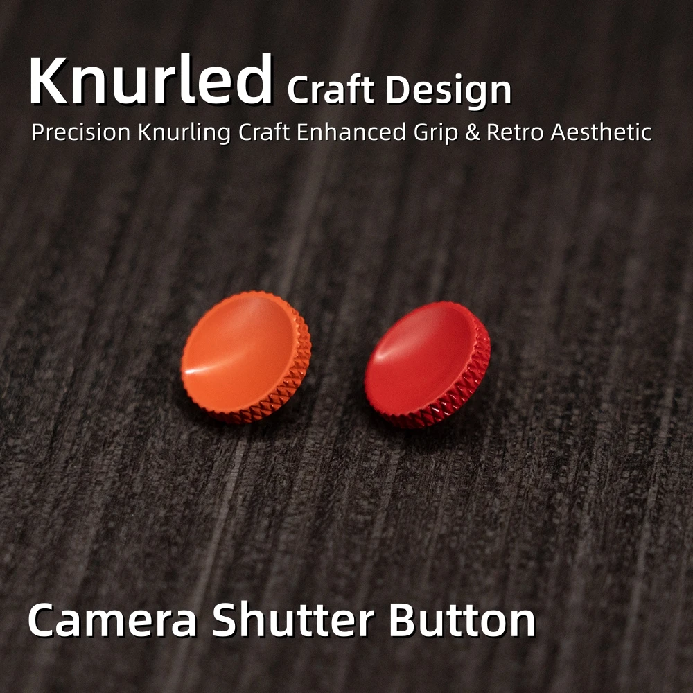 Metal Soft Camera Shutter Release Button for Fuji XT5 XT50 XT30II X100VI XS20 Leica M11 M10 M9 M8 M7 M6 MP MA Q3 Q2 Q D-Lux 8