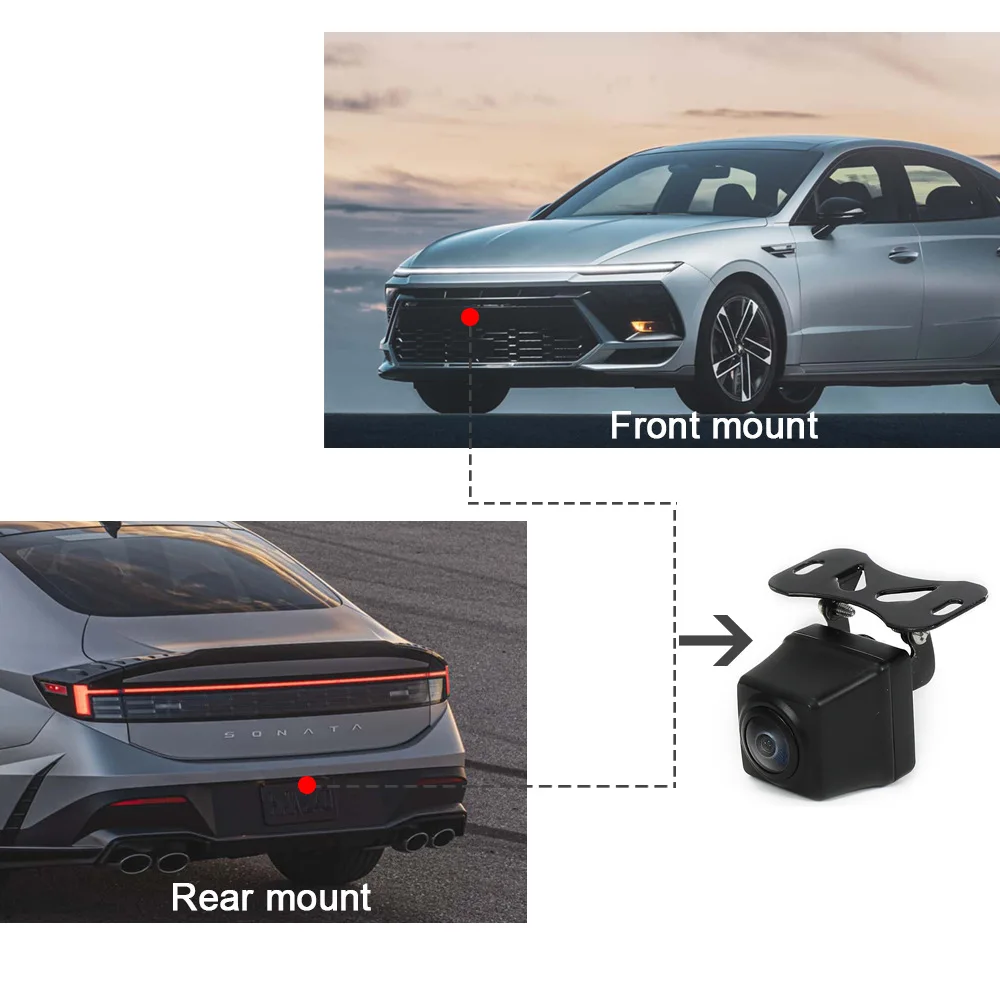 

Rear camera USB Wireless 2.4G WIFI Car Phone Connection HD Waterproof Wide Angle Reversible Backup Camera