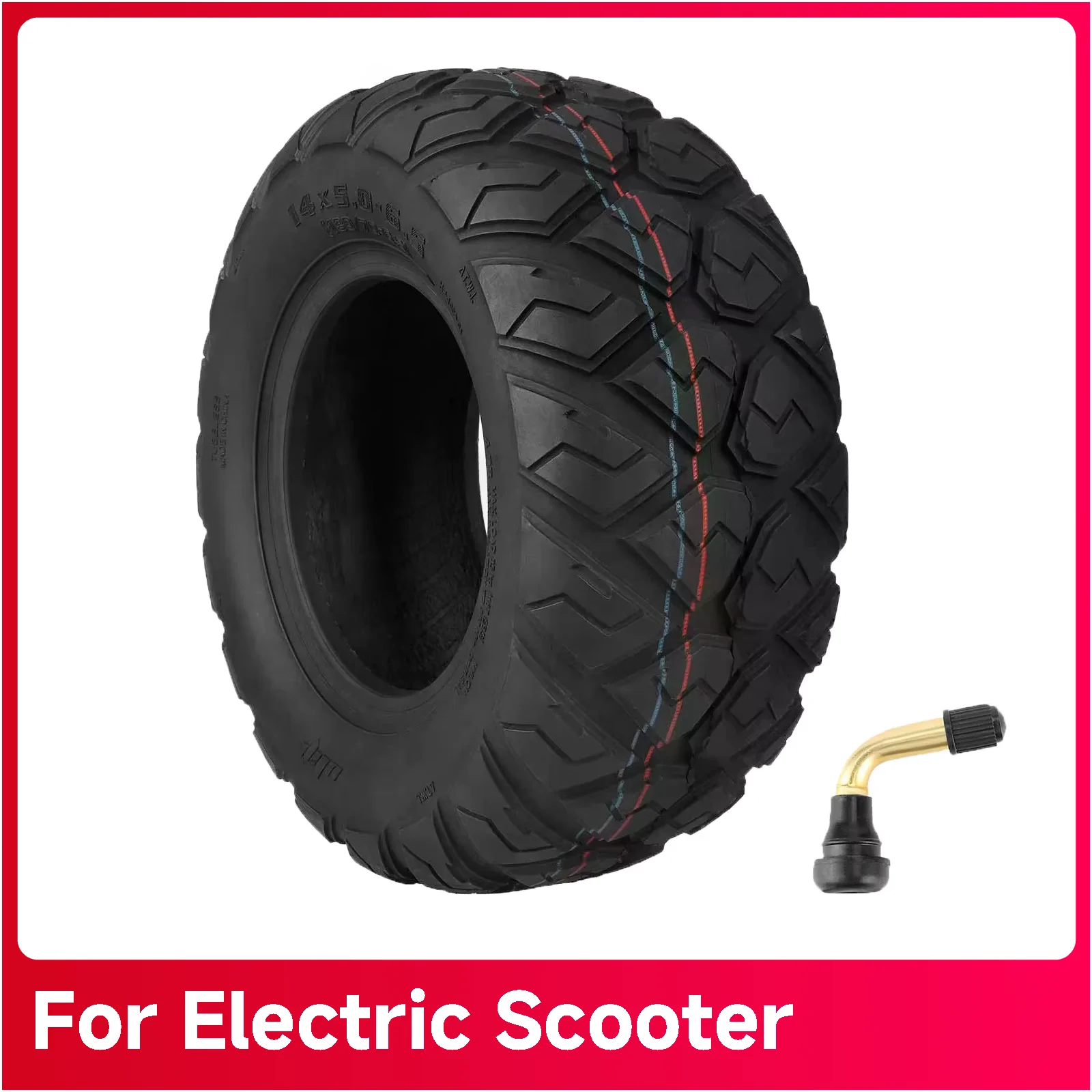 Ulip 14 Inch 14*5.0-6.5 Off-road Vacuum Tire 130/70-6.5 For Electric Scooter Wear-resistant Tire