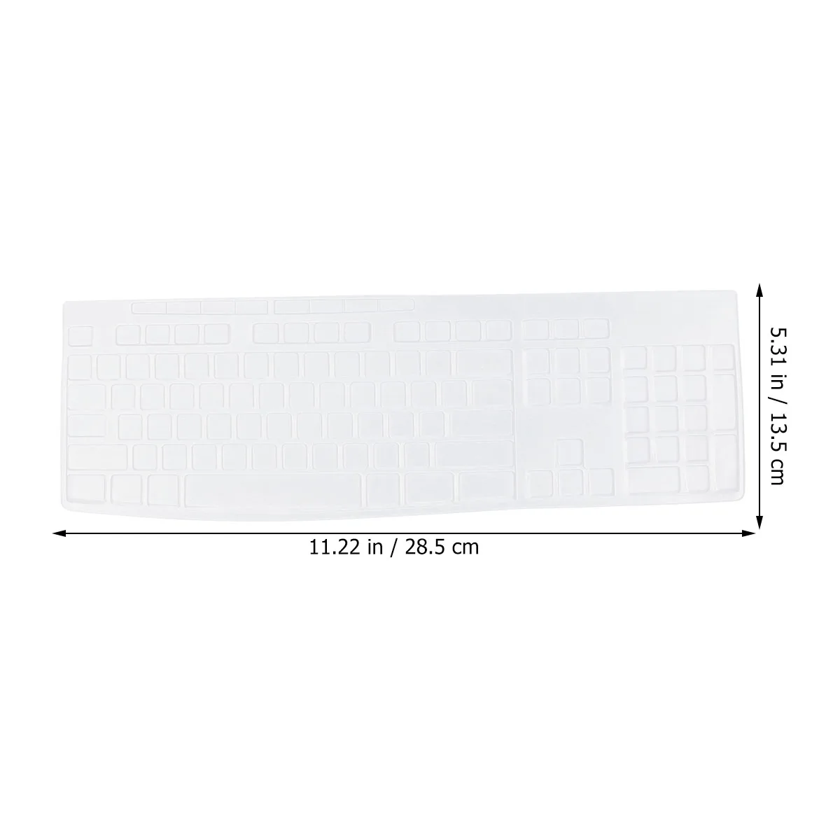 

Protective Cover Compatible Laptop Keyboard Dustproof Cover Keyboard Dustproof Transparent Long Lasting Use