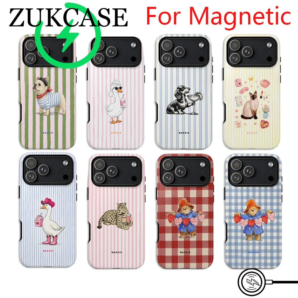 Роскошный магнитный чехол Clmj Sweetheart для Google Pixel 10a 9a 8a 7a 5a 10 9 8 Pro XL 5G с двойным слоем задней панели.